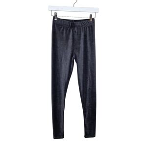 Serra Womens Velour Track Pants Lounge Pants Gray Size Small